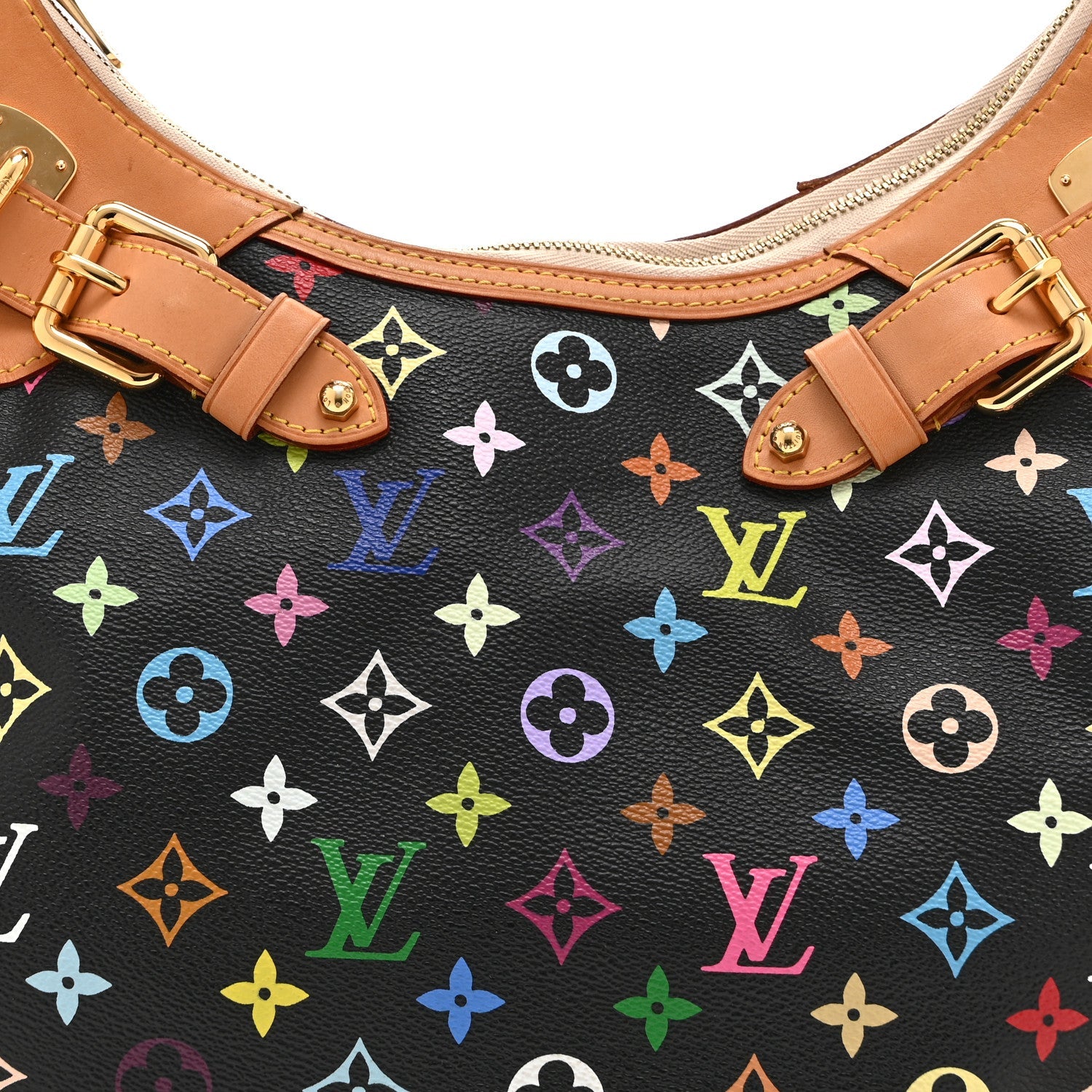 Louis Vuitton Monogram Multicolor Greta Black