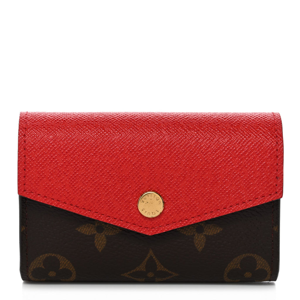 Louis Vuitton Monogram Sarah Multicartes Coquelicot