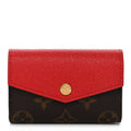 Louis Vuitton Monogram Sarah Multicartes Coquelicot