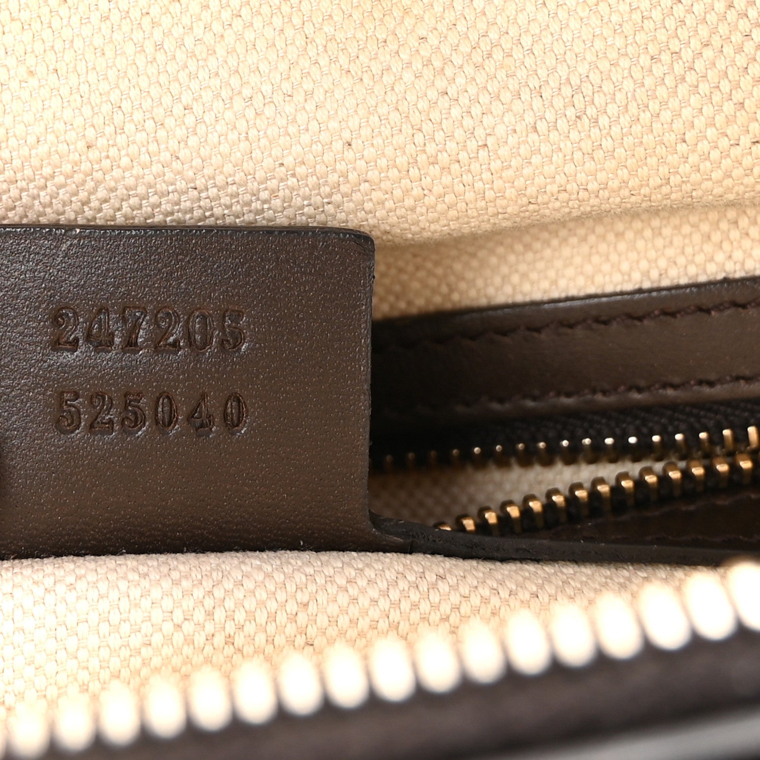 Gucci Monogram Selleria Calfskin Vintage Web Medium Boston Beige Ebony Cocoa
