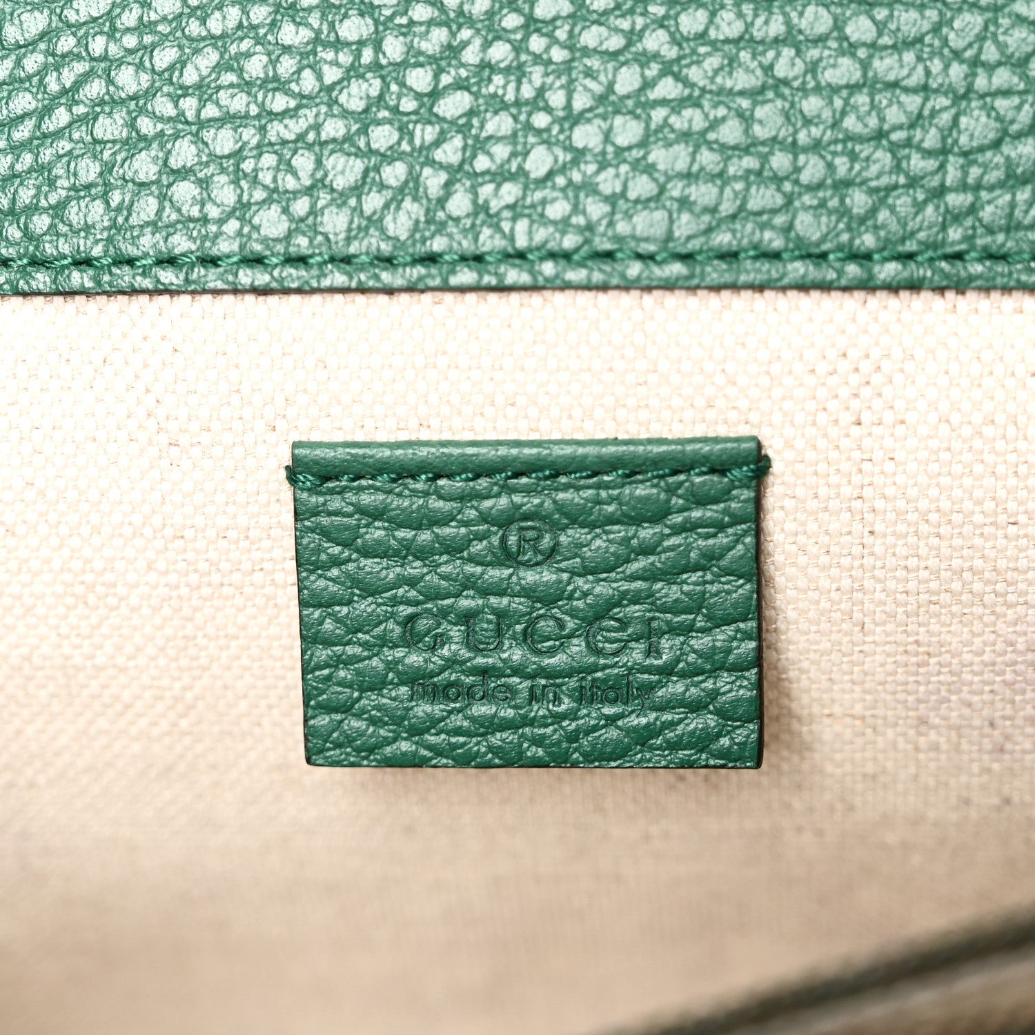 Gucci Pebbled Calfskin Small Dionysus Shoulder Bag Emerald
