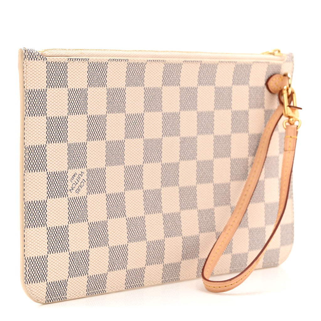 Louis Vuitton Damier Azur Neverfull MM GM Pochette