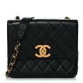 Chanel Lambskin Quilted Medium Single Flap Black