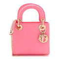 Christian Dior Lizard Mini Lady Dior Pink