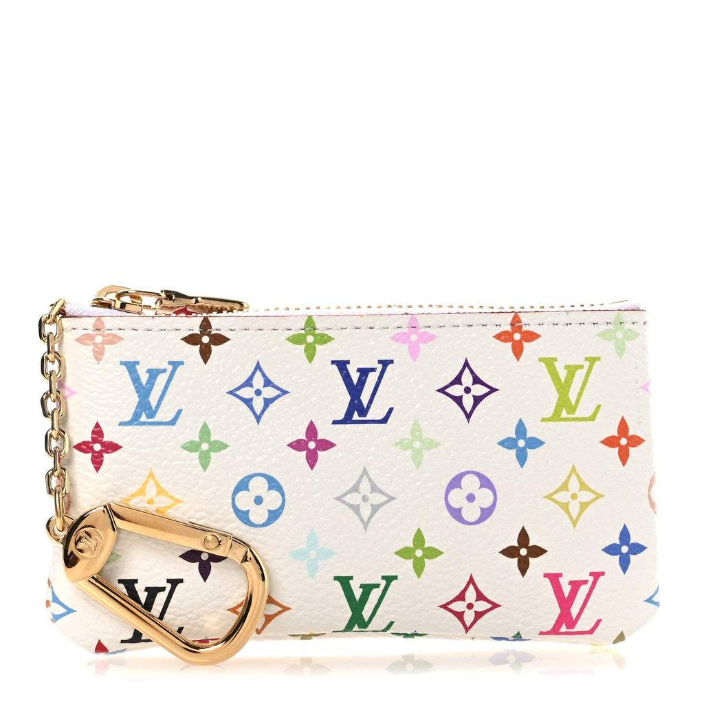 Louis Vuitton LV X TM Monogram Multicolor Key Pouch White