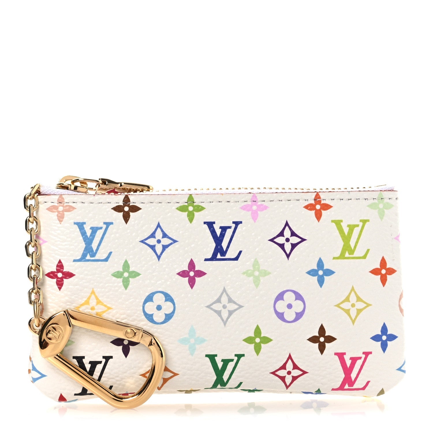 Louis Vuitton LV X TM Monogram Multicolor Key Pouch White