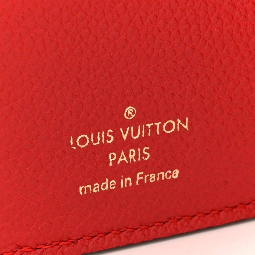 Louis Vuitton Empreinte Compact Curieuse Wallet Cherry