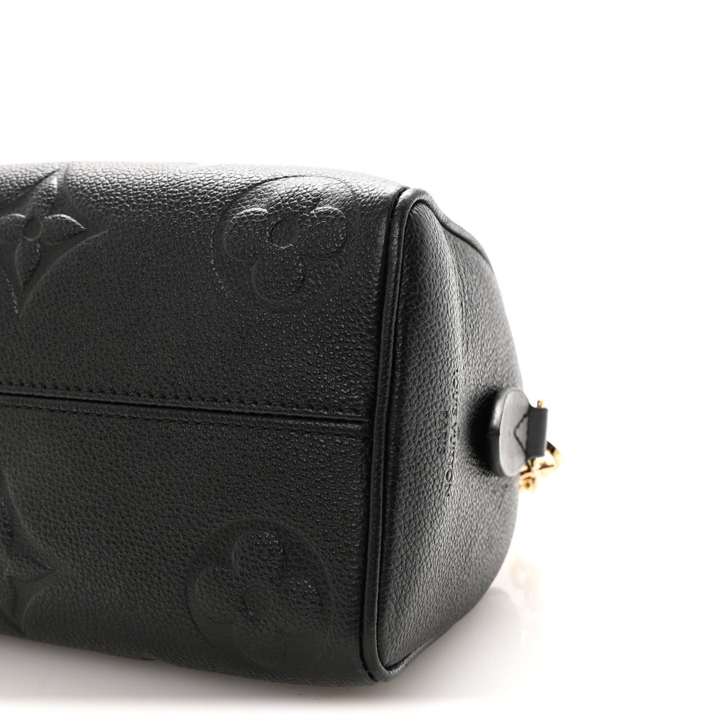 Louis Vuitton Empreinte Monogram Giant Speedy Bandouliere 20 Black