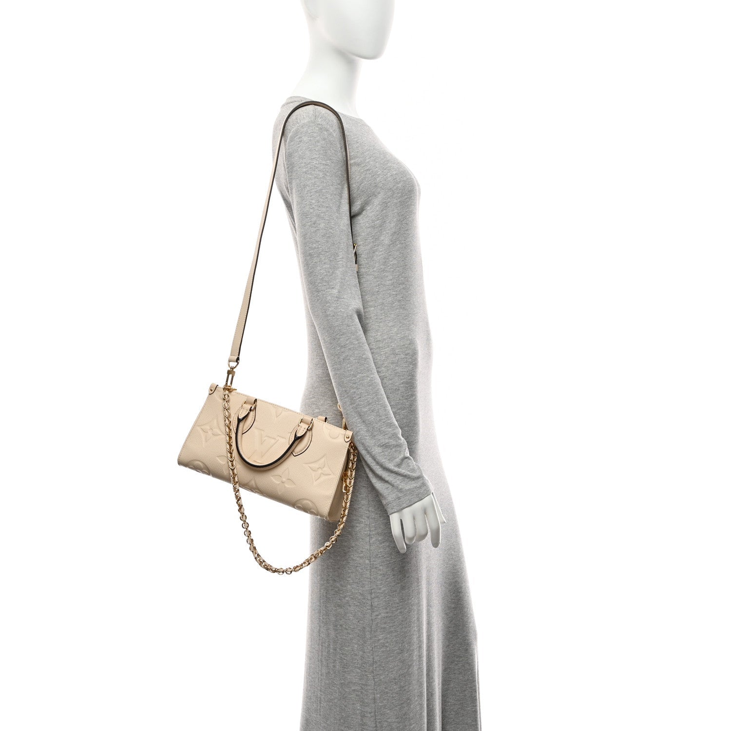 Louis Vuitton Empreinte Monogram Giant OnTheGo East West Creme