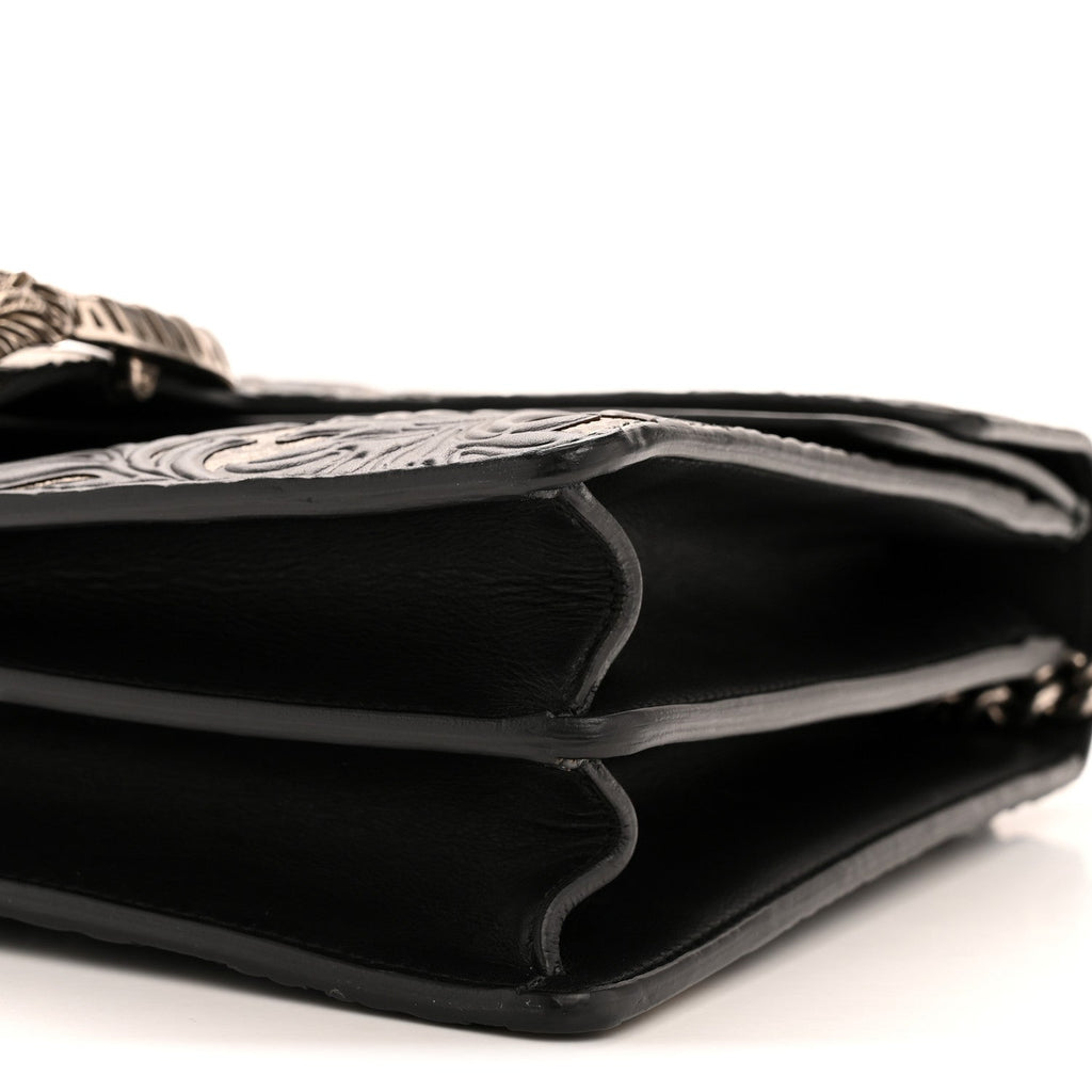 Gucci GG Supreme Monogram Arabesque Medium Dionysus Shoulder Bag Black