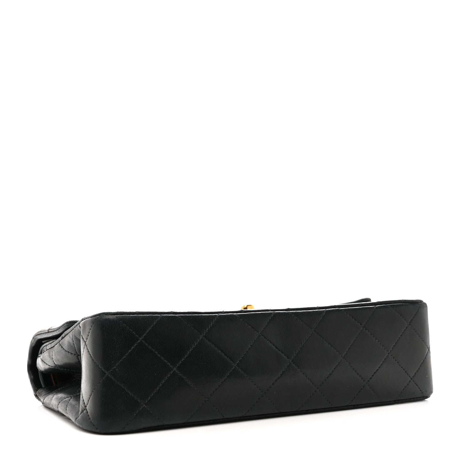 Chanel Lambskin Quilted Small Double Flap Black