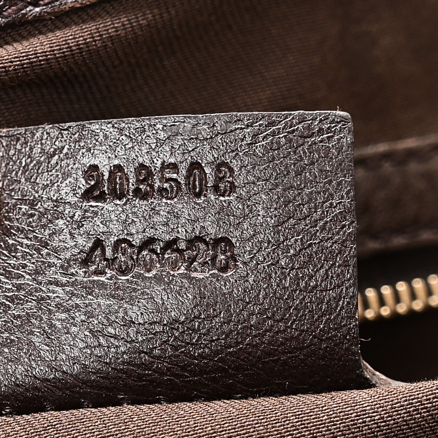 Gucci Monogram Medium Charlotte Hobo Brown