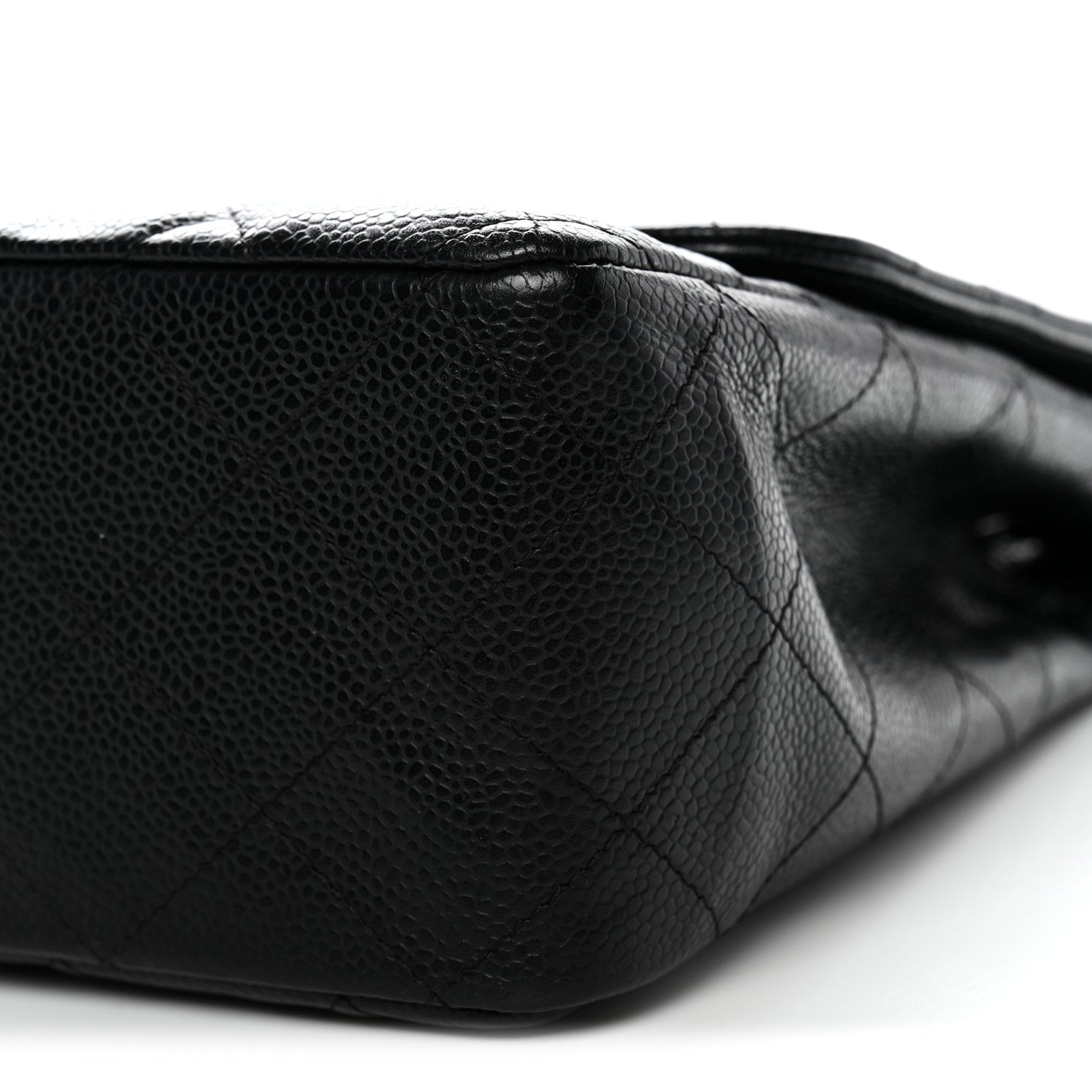 Chanel Caviar Quilted Jumbo Single Flap Black