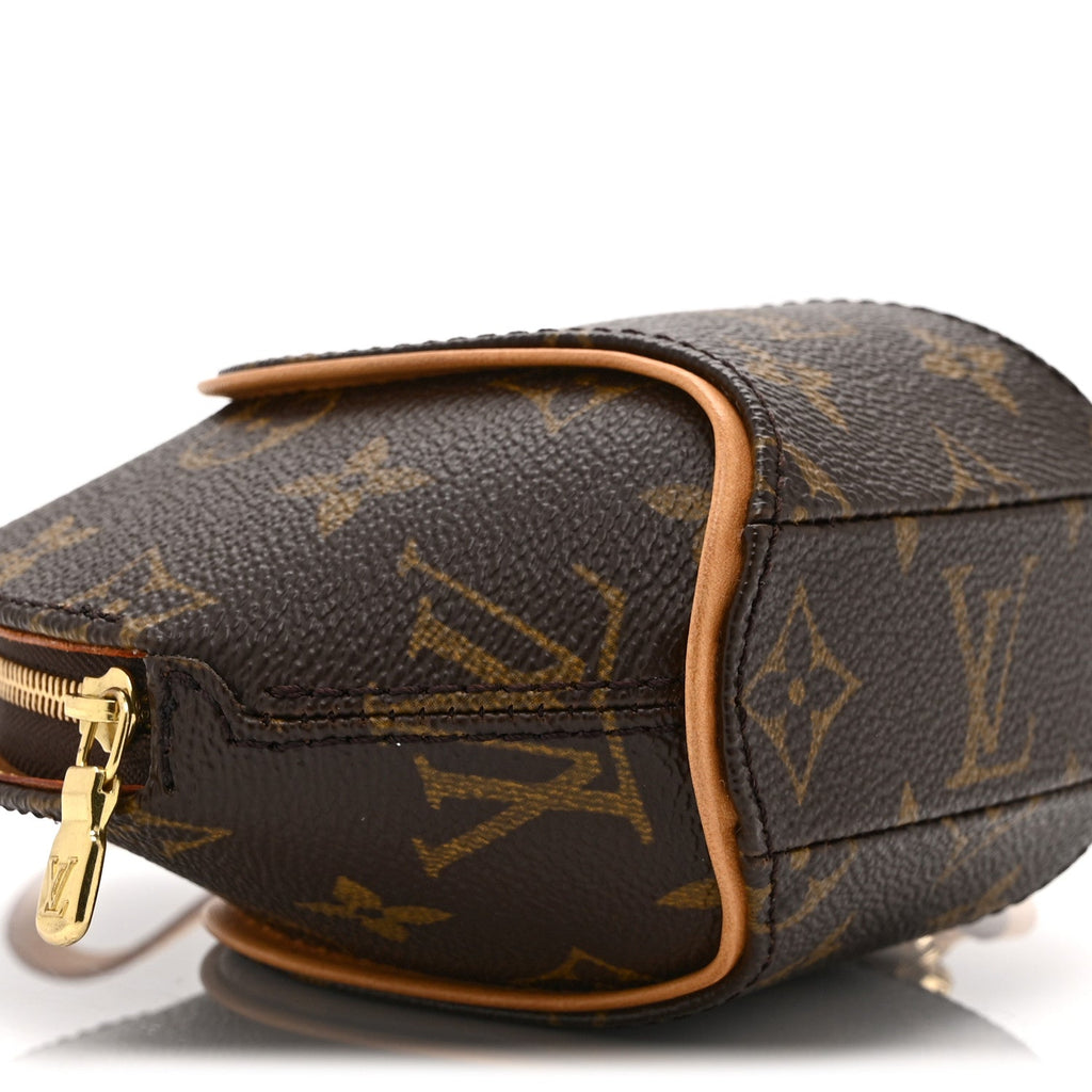 Louis Vuitton Monogram Mini Ellipse Wristlet Clutch
