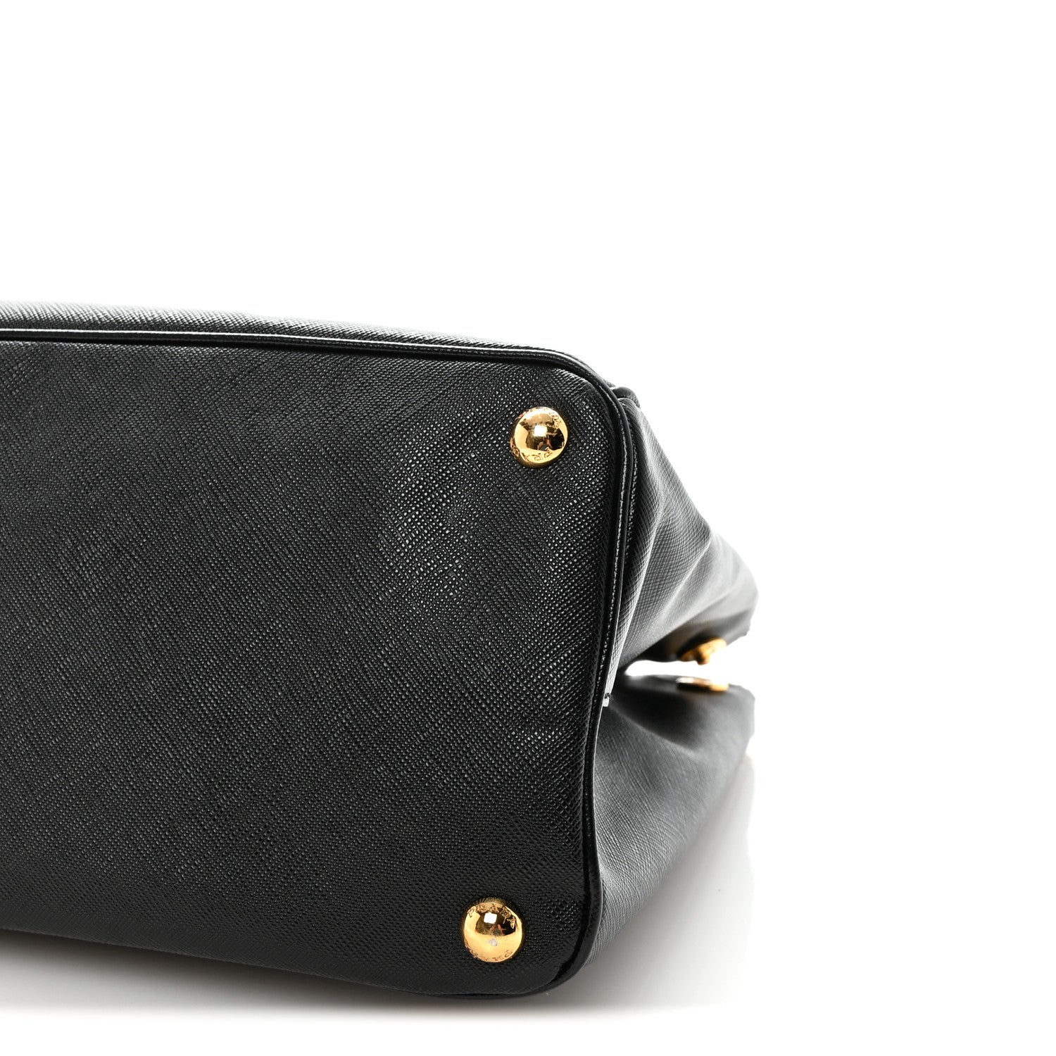 Prada Saffiano Medium Galleria Double Zip Tote Black