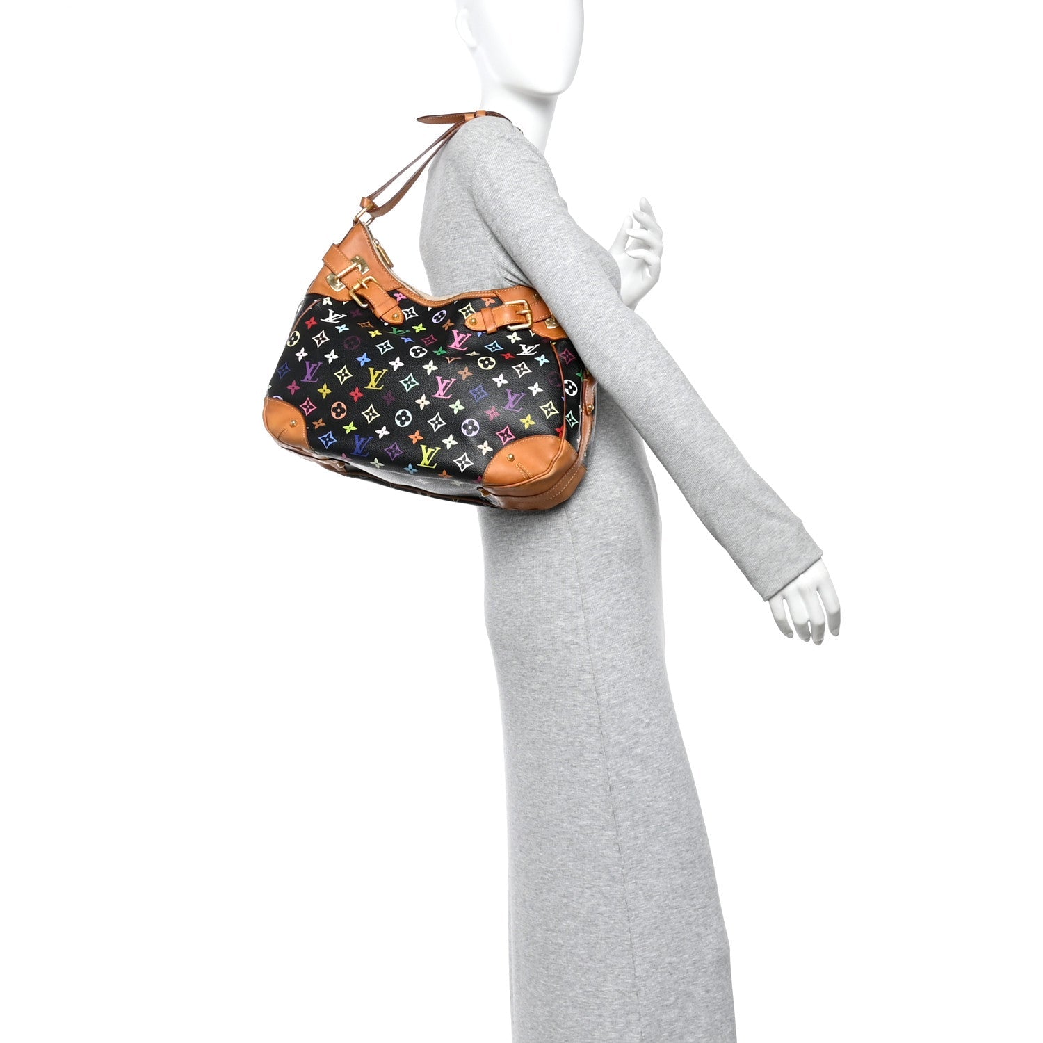 Louis Vuitton Monogram Multicolor Greta Black