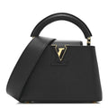 Louis Vuitton Taurillon Mini Capucines Black