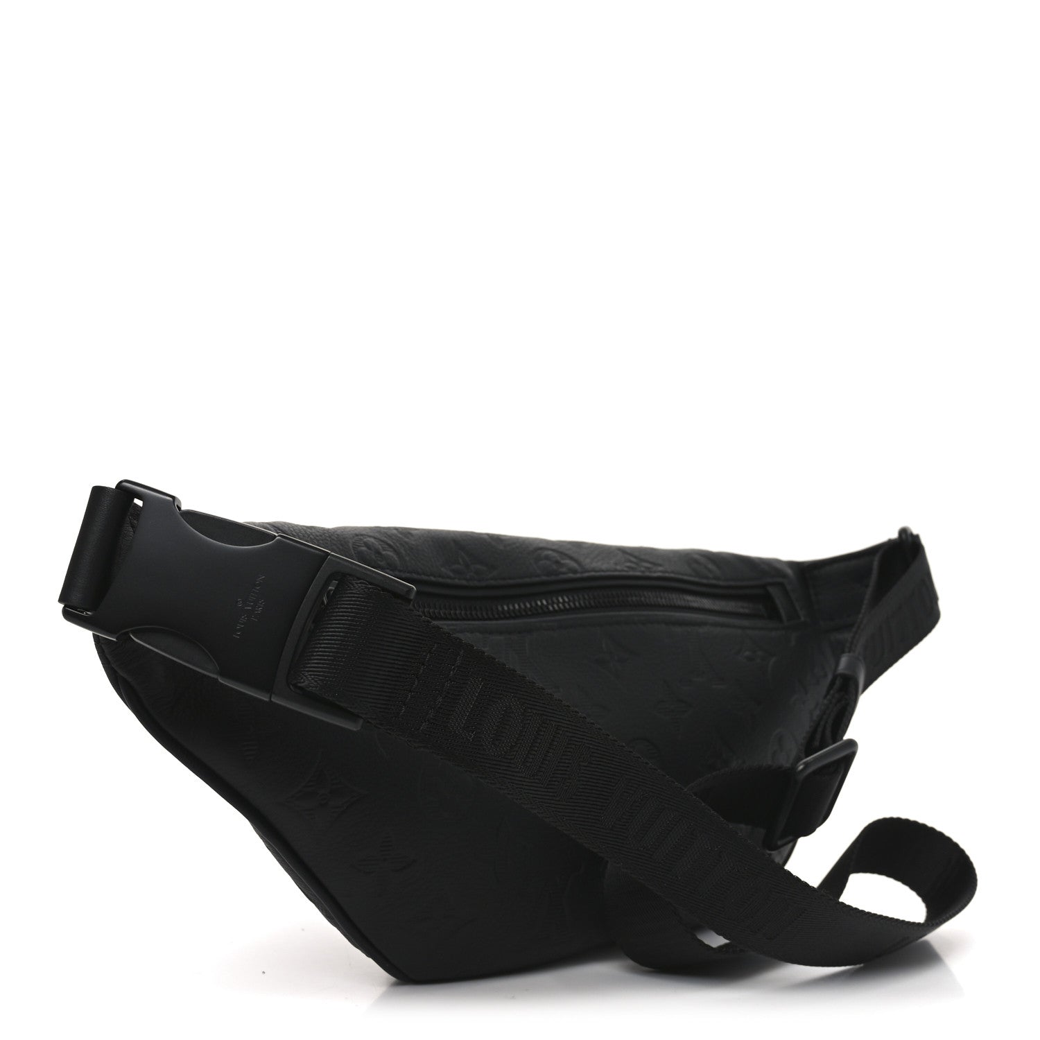 Louis Vuitton Calfskin Monogram Shadow Discovery Bumbag Black