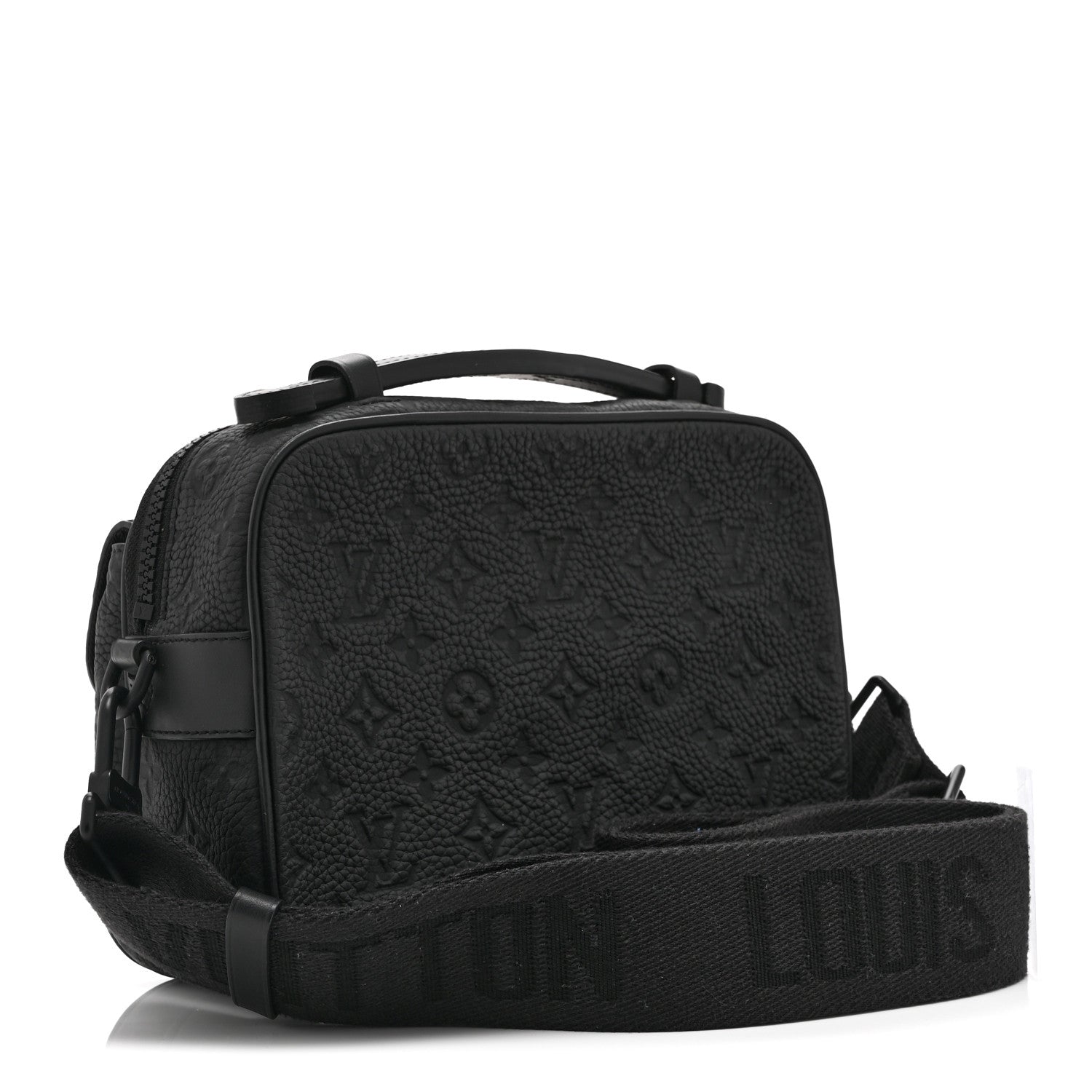 Louis Vuitton Taurillon Monogram S Lock Messenger Black