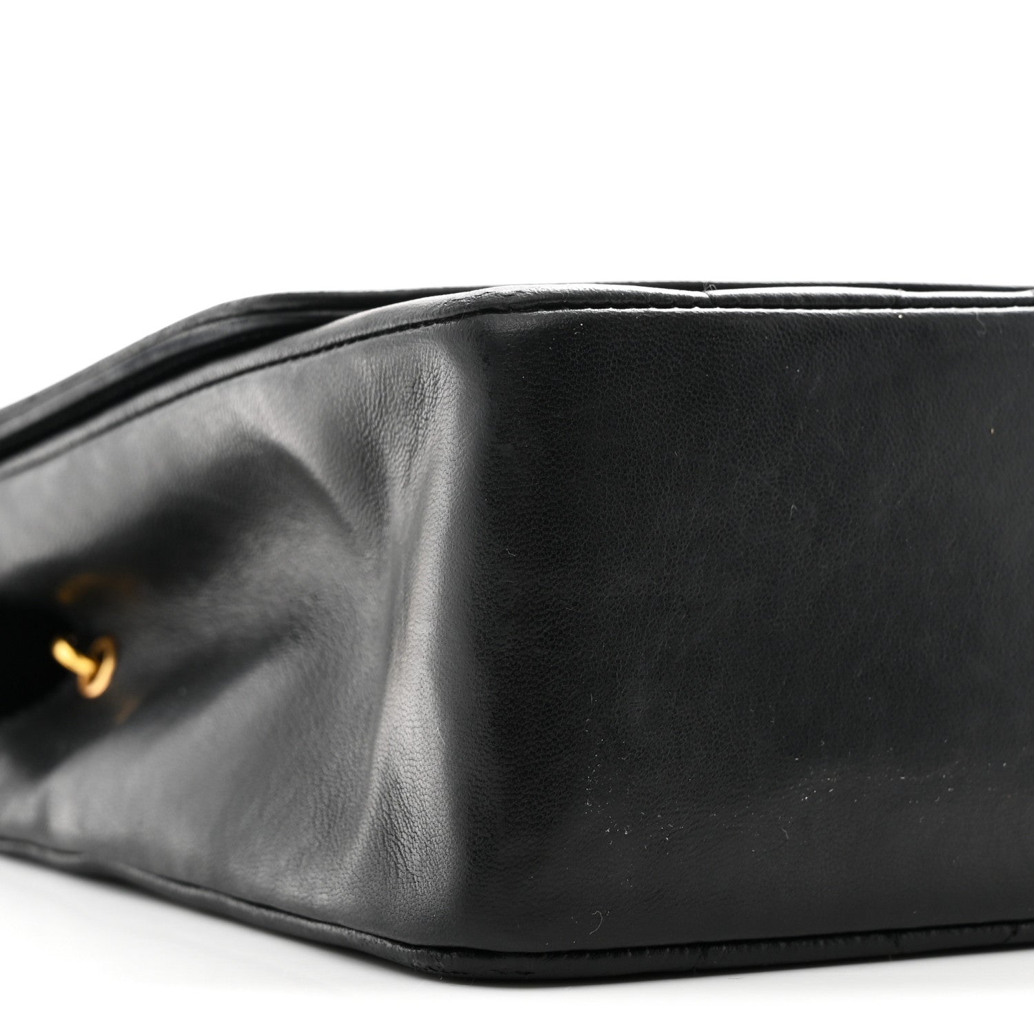 Chanel Lambskin Quilted Medium Single Flap Black