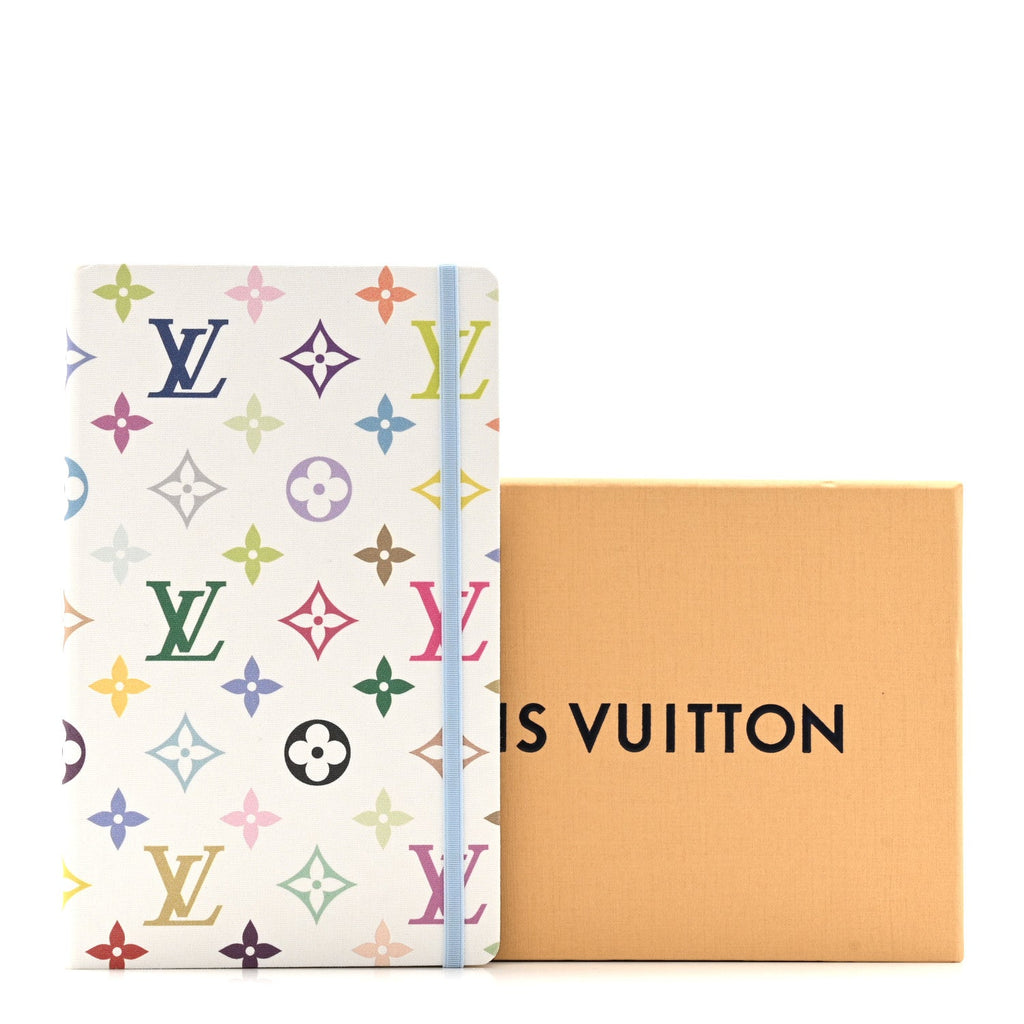 Louis Vuitton LV x TM Monogram Multicolor Jane Notebook MM White