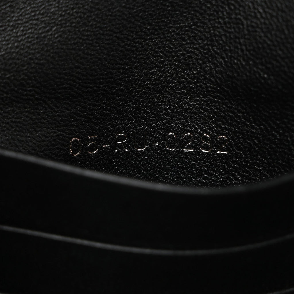 Christian Dior Calfskin Star Motif Macrocannage Mini Caro Bag Black