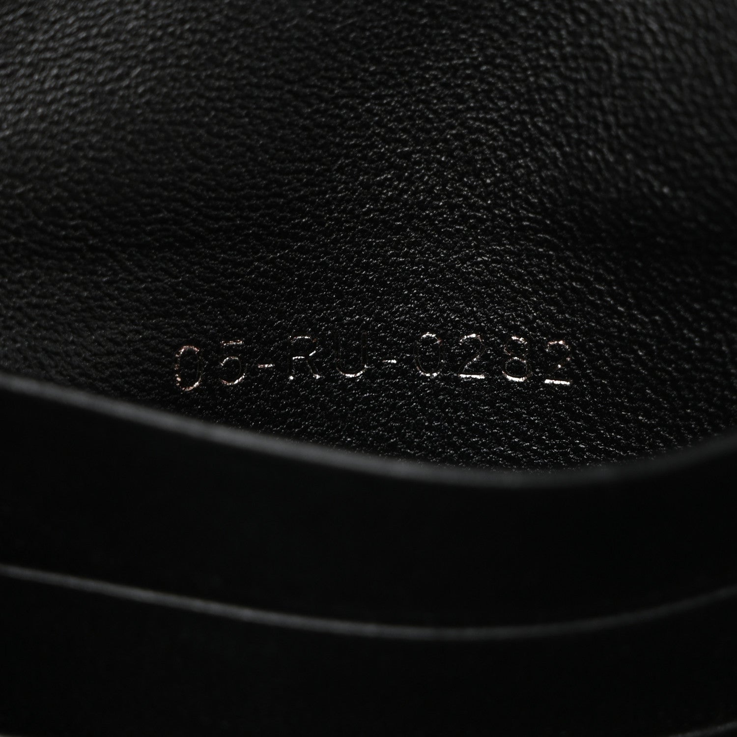 Christian Dior Calfskin Star Motif Macrocannage Mini Caro Bag Black