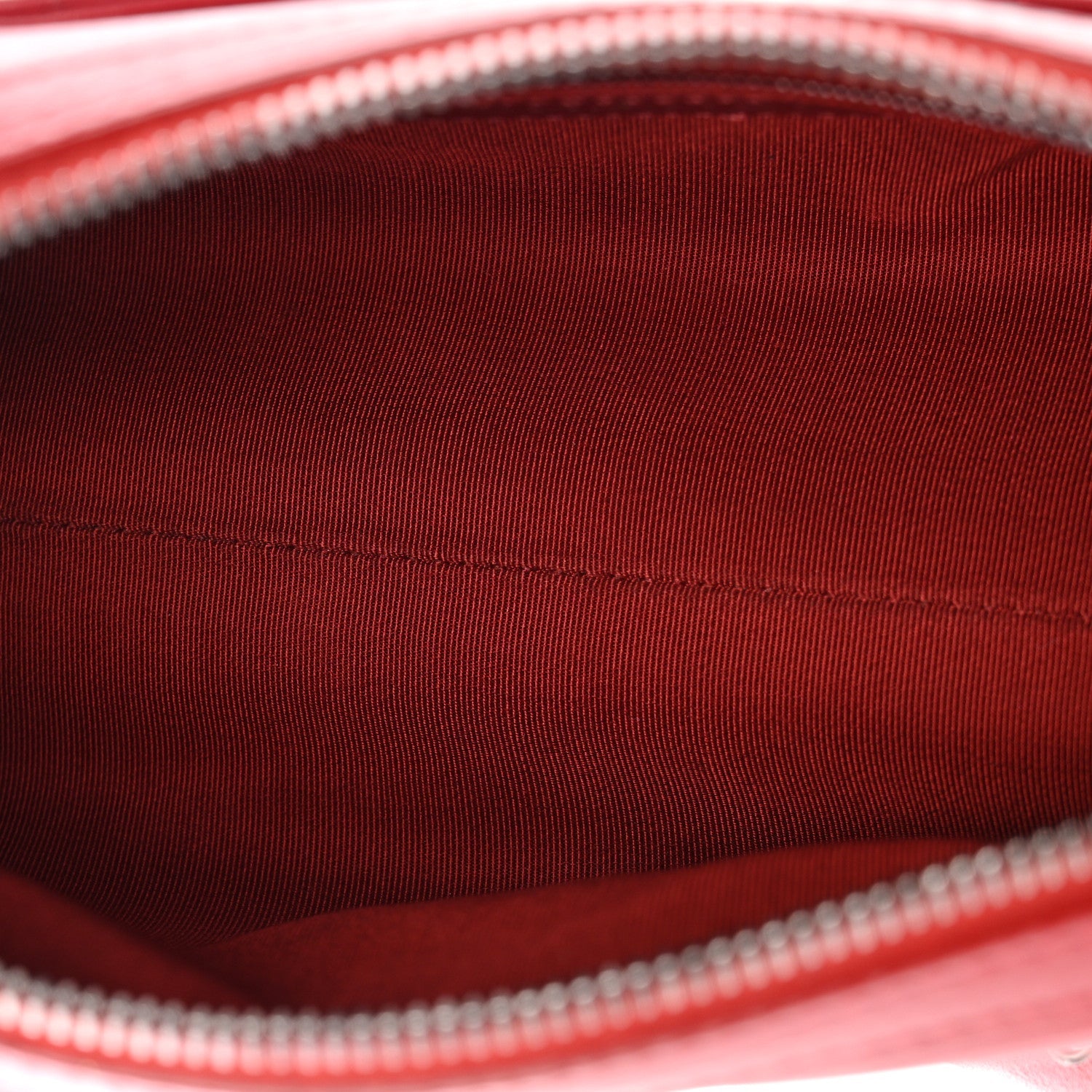 Chanel Calfskin Chain 20s Signature Bowling Bag Red