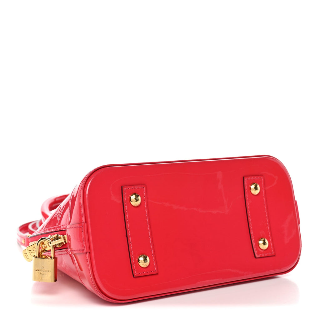 Louis Vuitton Vernis Alma BB Rose Indien