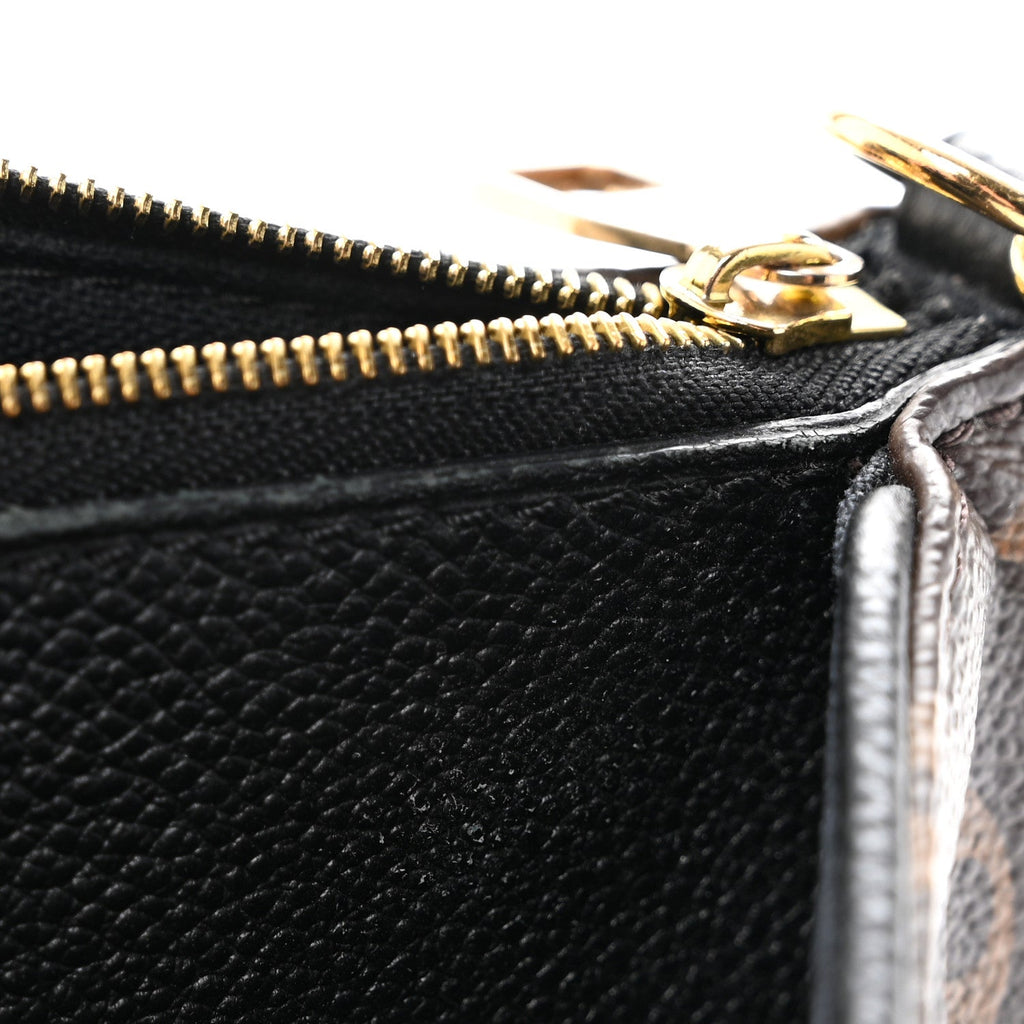Louis Vuitton Monogram Pallas Clutch Black