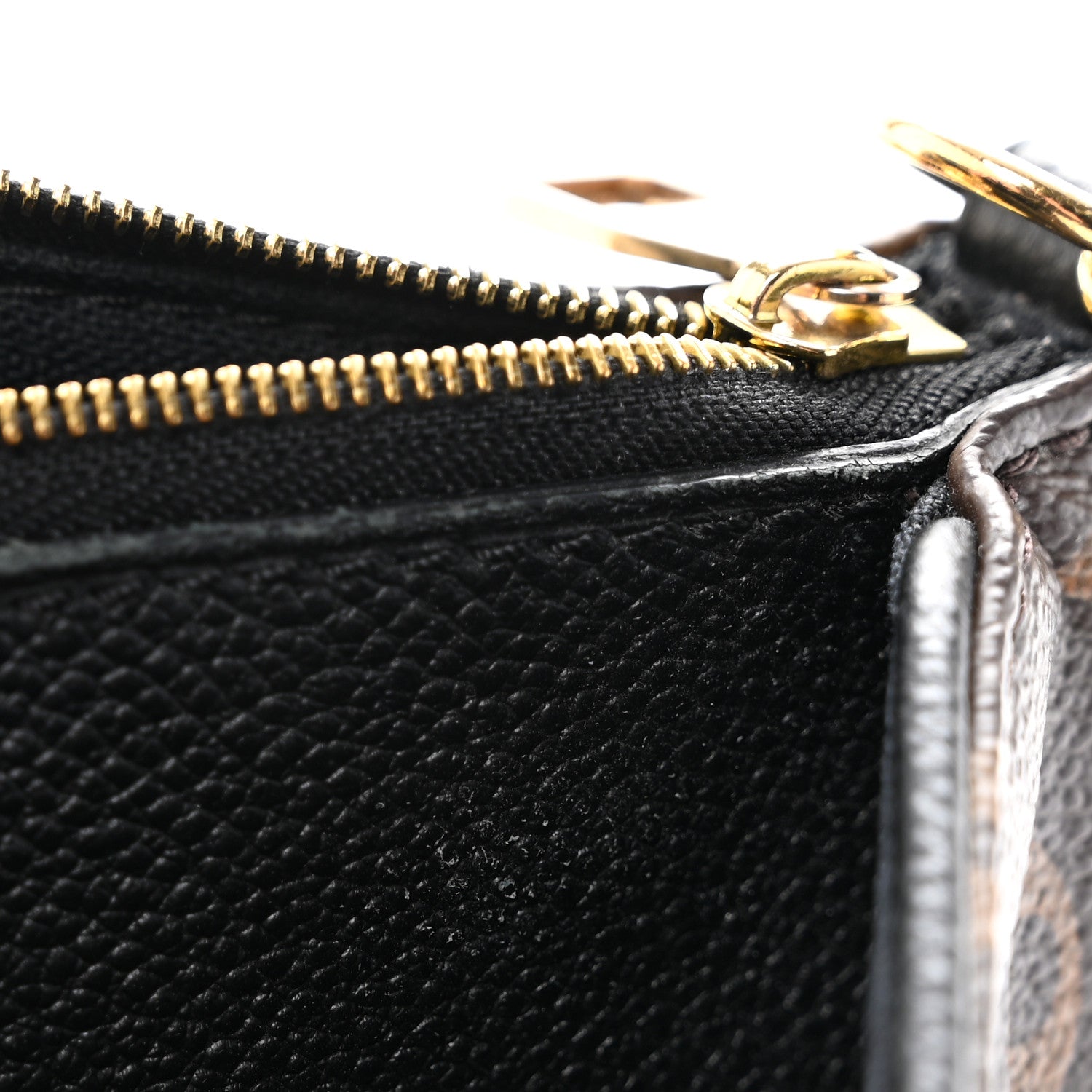 Louis Vuitton Monogram Pallas Clutch Black