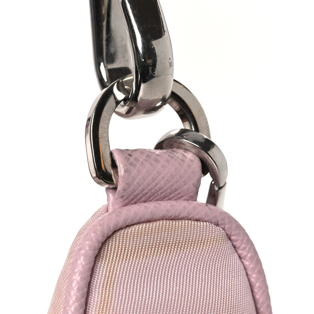 Prada Nylon Re-Edition 2005 Shoulder Bag Alabastro