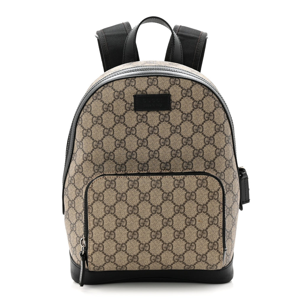 Gucci GG Supreme Monogram Small Eden Day Backpack Black