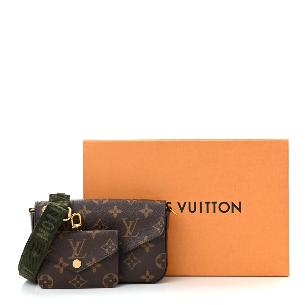 Louis Vuitton Monogram Felicie Strap & Go Kaki