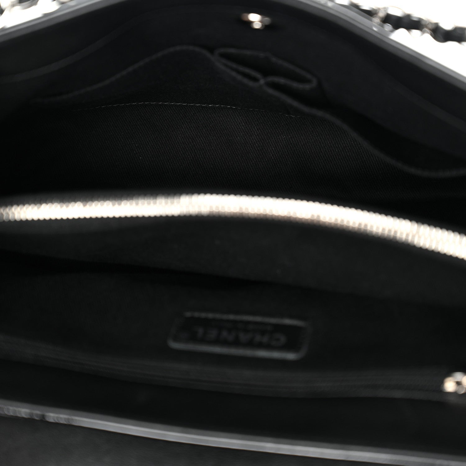 Chanel Patent Quilted Large Coco Shine Accordion Flap Black