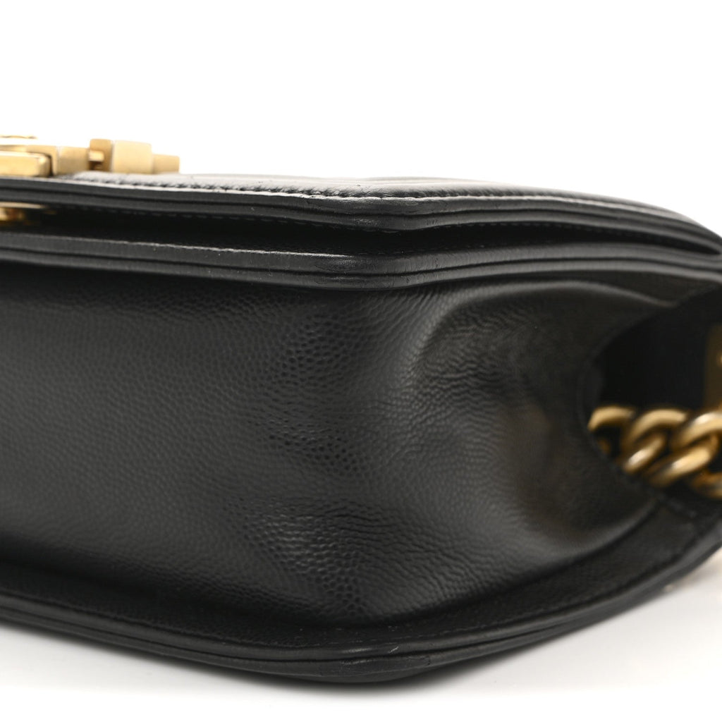 Chanel Caviar Quilted Small Boy Flap Black