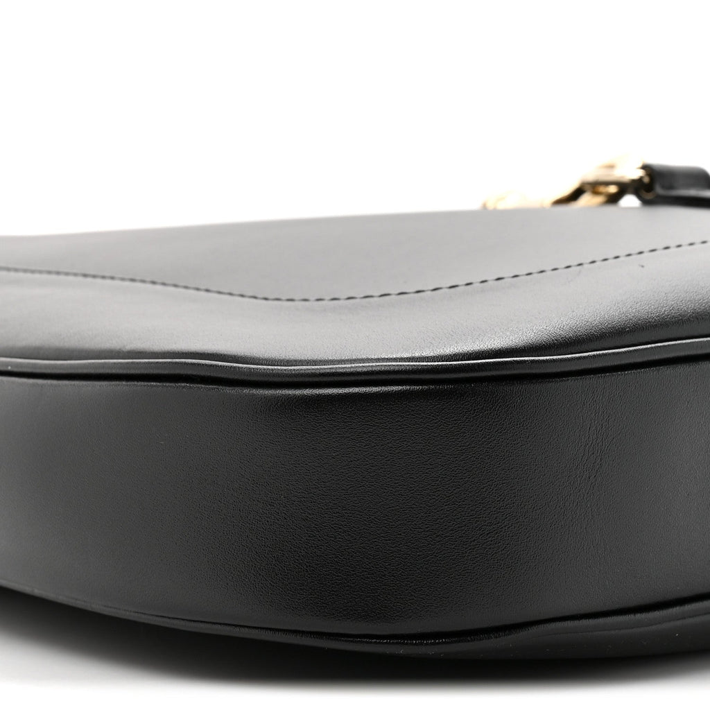 Gucci Ancora Calfskin Medium Jackie Shoulder Bag Black