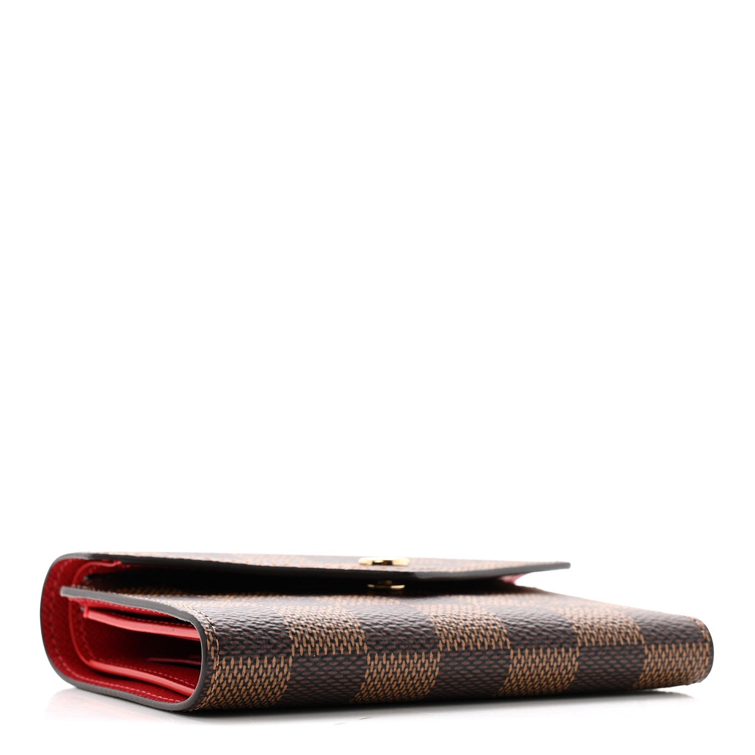 Louis Vuitton Damier Ebene Victorine Wallet Red