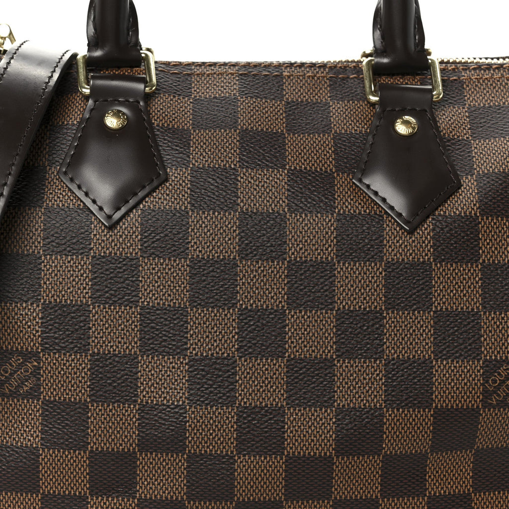 Louis Vuitton Damier Ebene Speedy Bandouliere 25