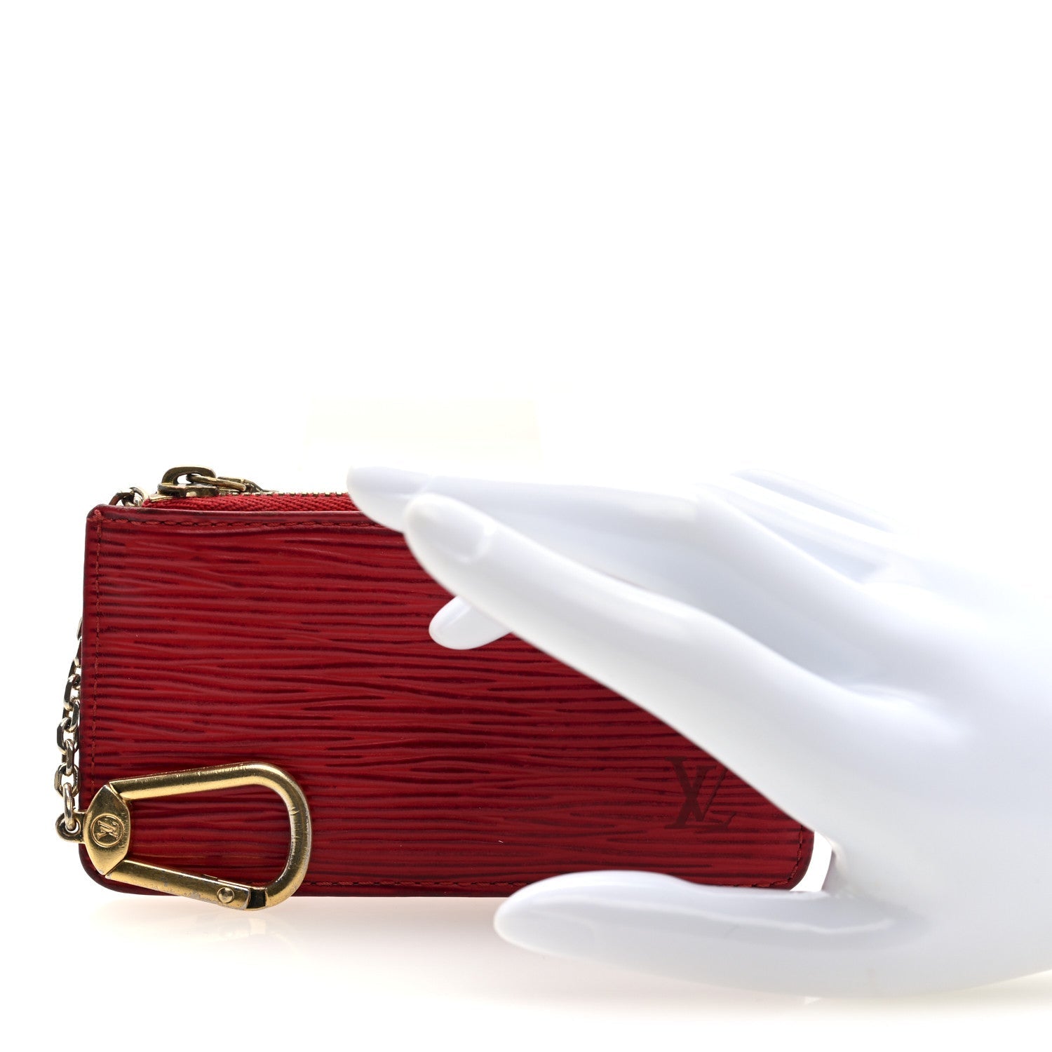 Louis Vuitton Epi Key Pouch Castillan Red