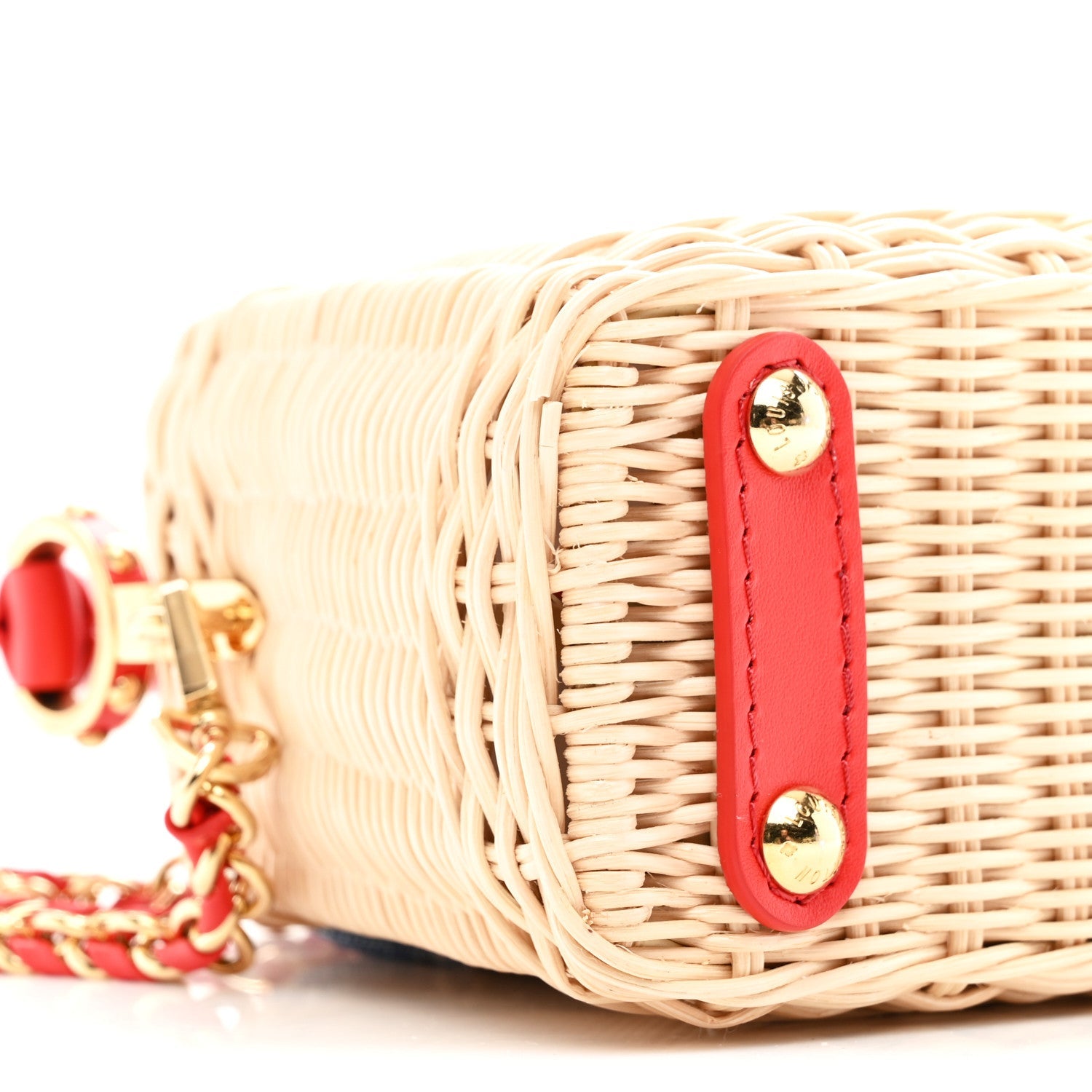 Louis Vuitton LV X TM Rattan Denim Calfskin Cerises Capucines Mini