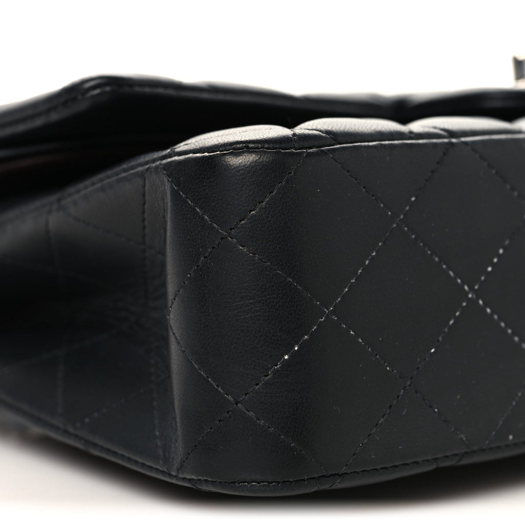 Chanel Lambskin Quilted Medium Double Flap Black