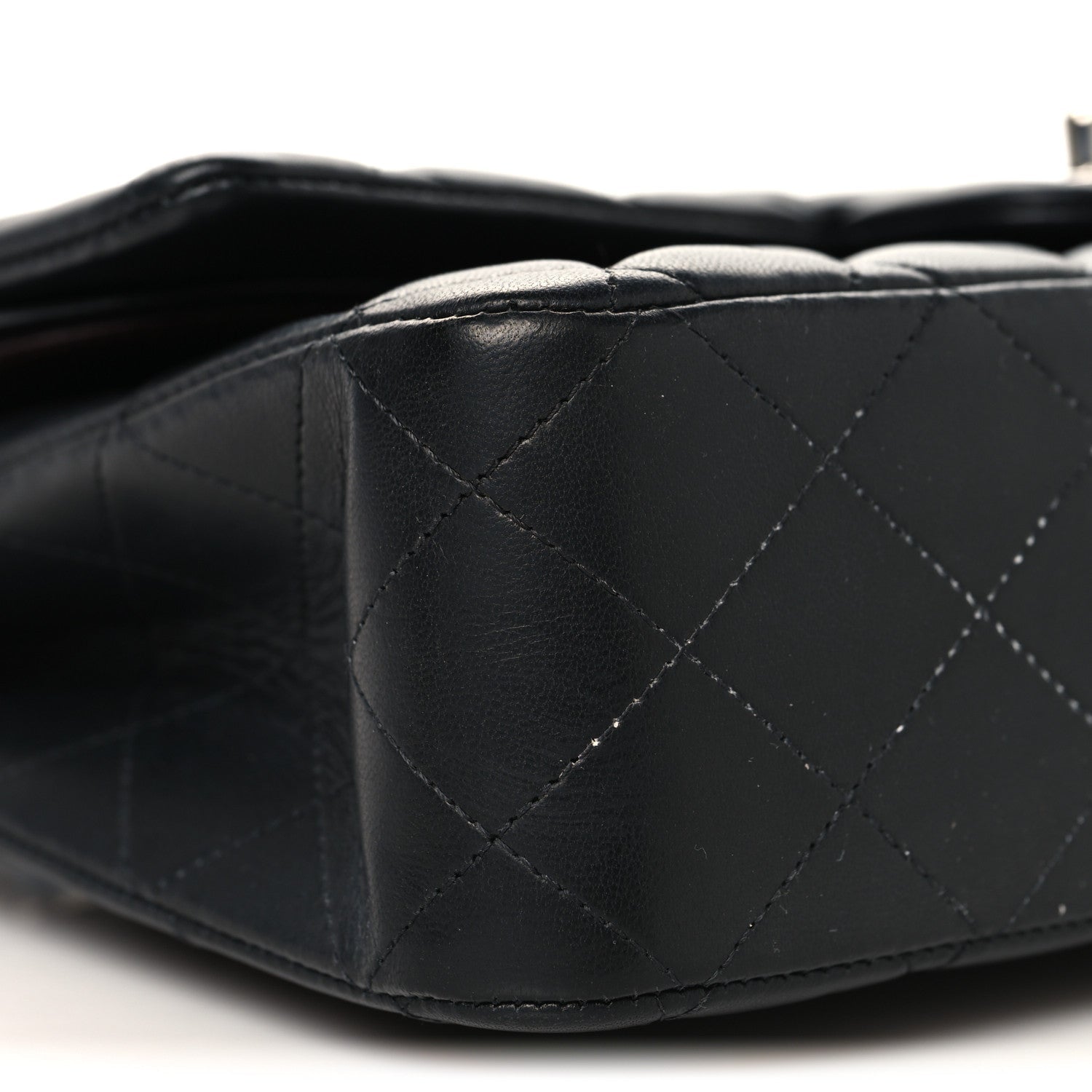 Chanel Lambskin Quilted Medium Double Flap Black