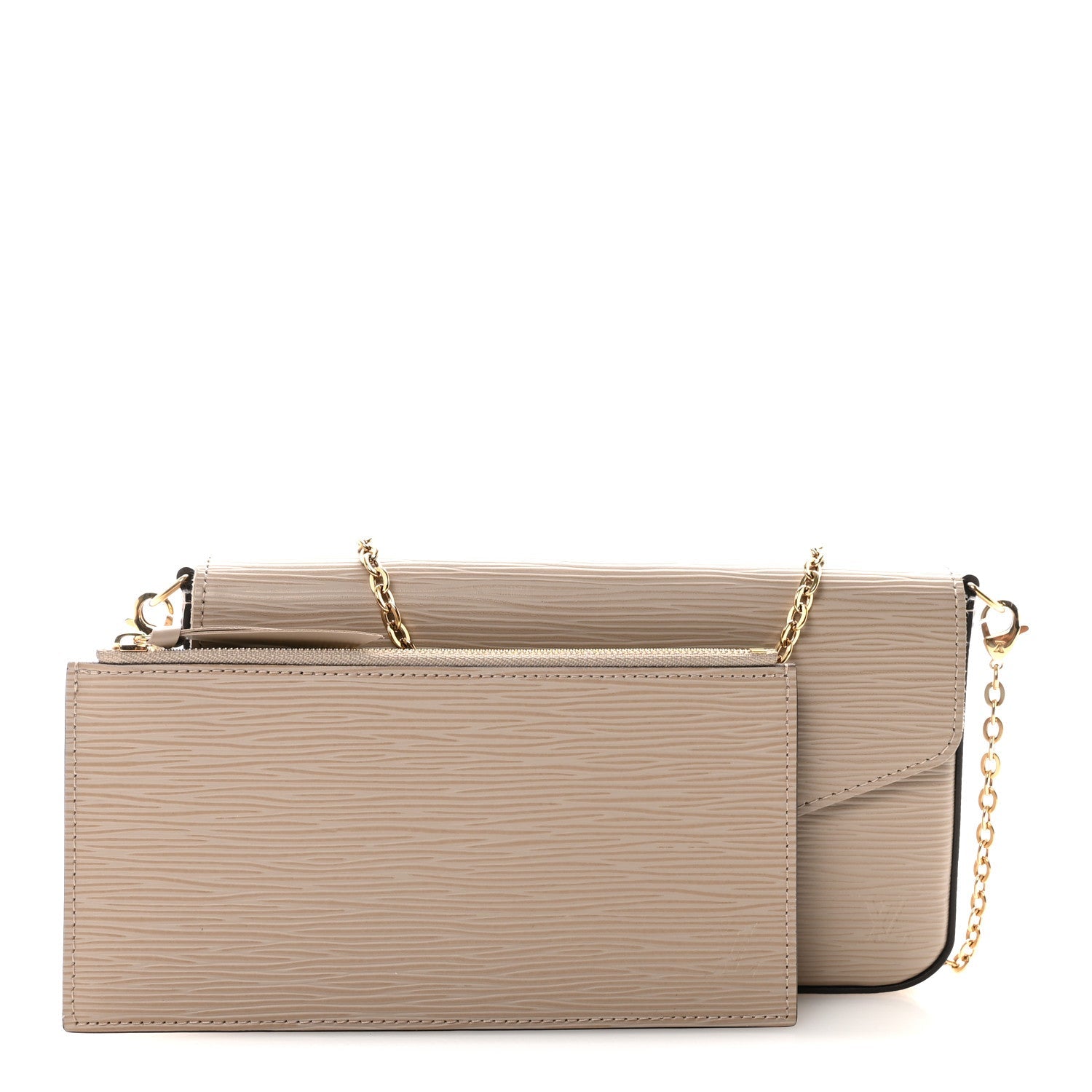 Louis Vuitton Epi Felicie Pochette Chain Wallet Galet