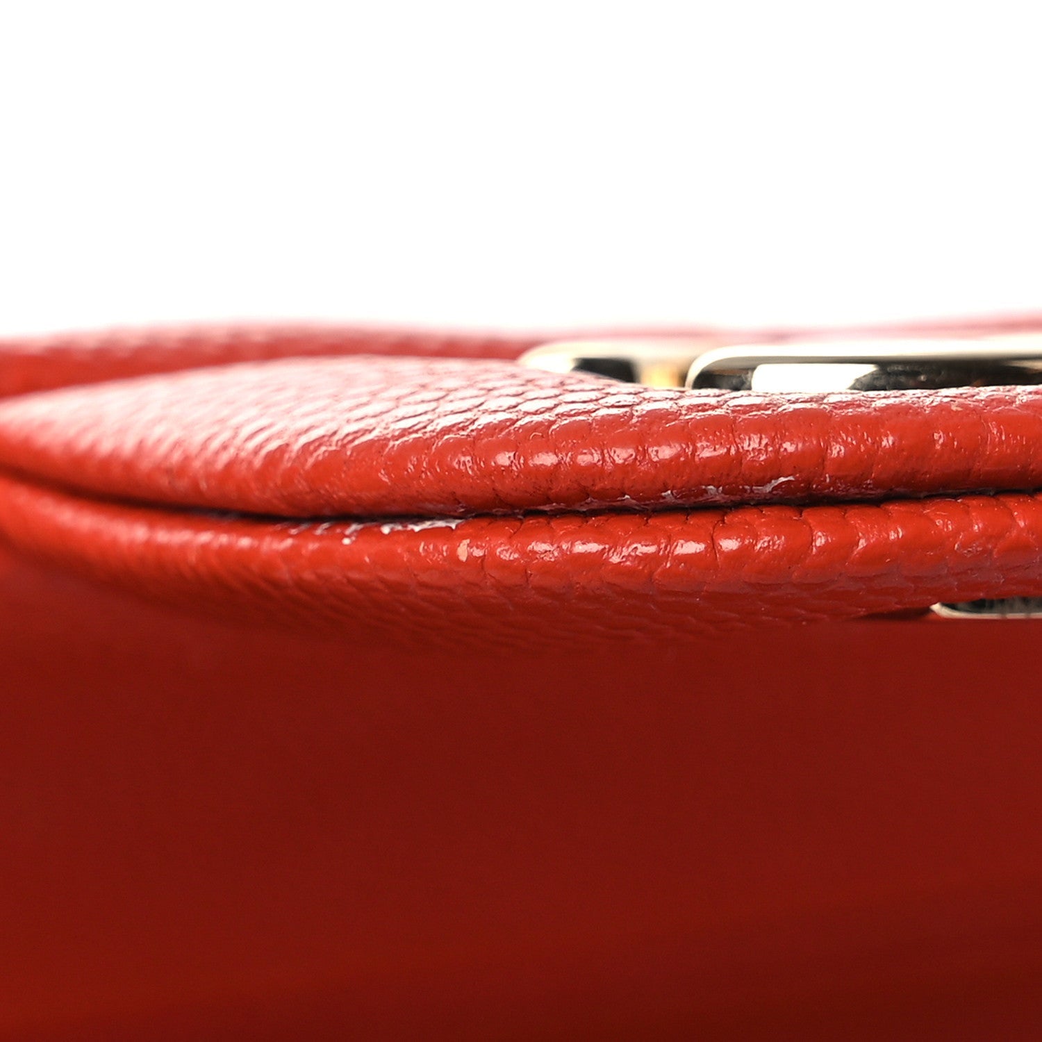 Chanel Caviar Quilted Medium Double Flap Light Red
