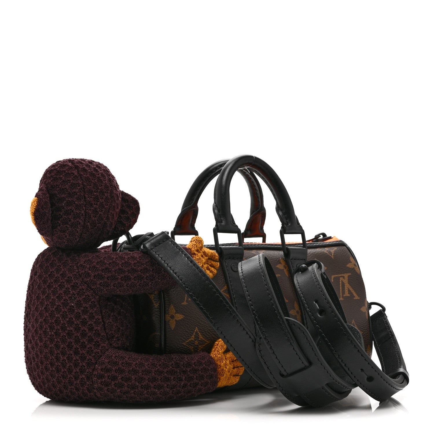 Louis Vuitton Monogram Monkey Puppet LV Friends Keepall XS