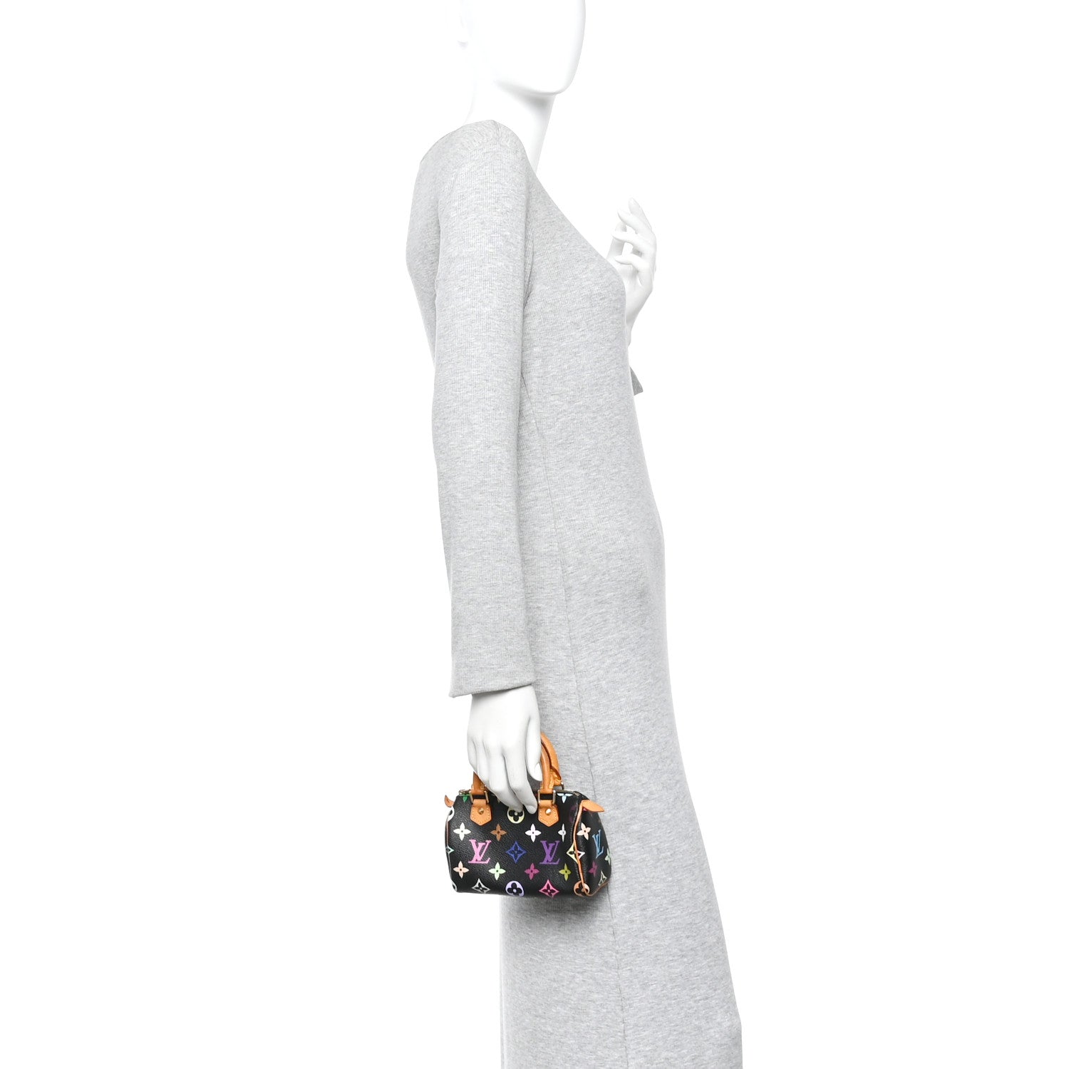 Louis Vuitton Monogram Multicolor Mini Sac HL Speedy Black