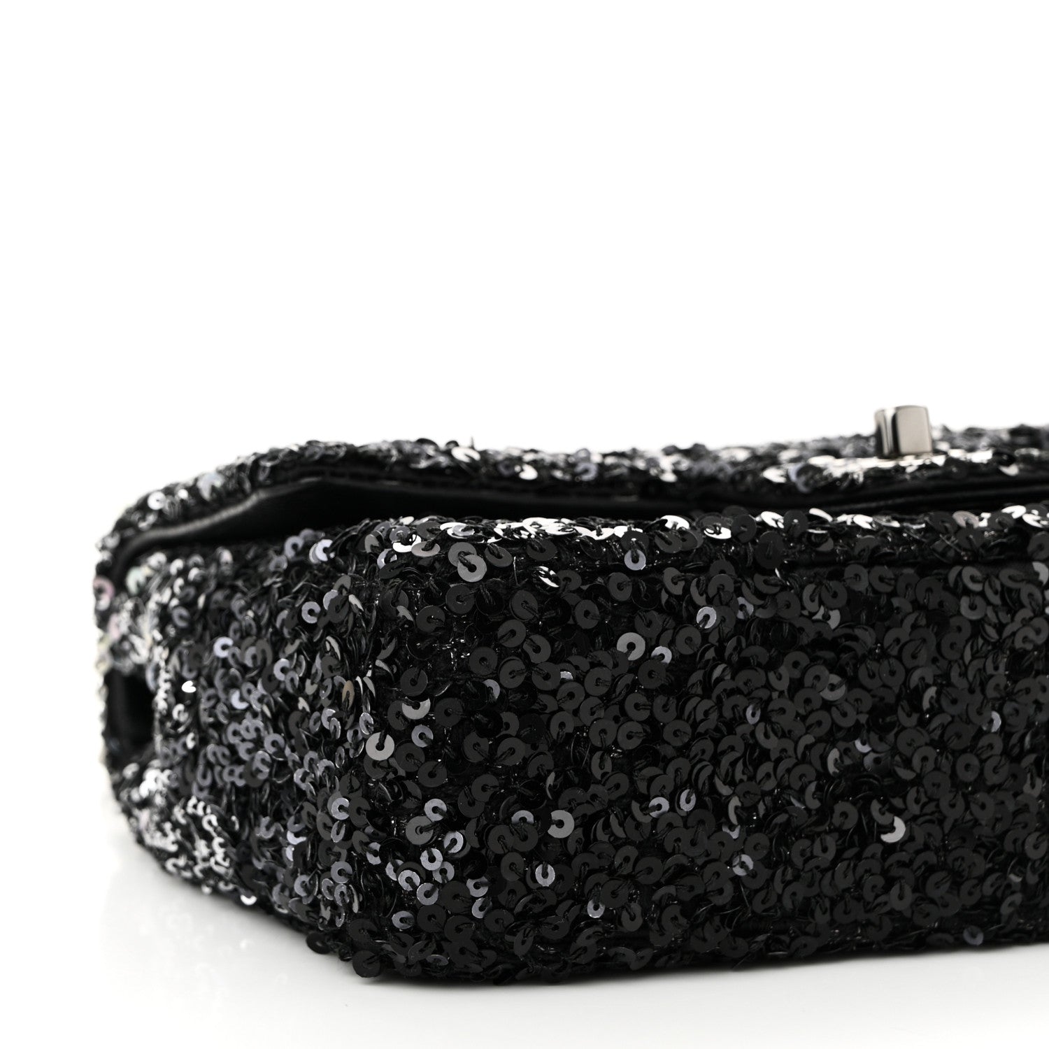 Chanel Shaded Sequins Mini Flap Black