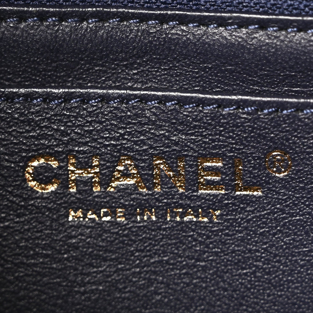 Chanel Aged Calfskin Quilted 2.55 Reissue Mini Flap Navy