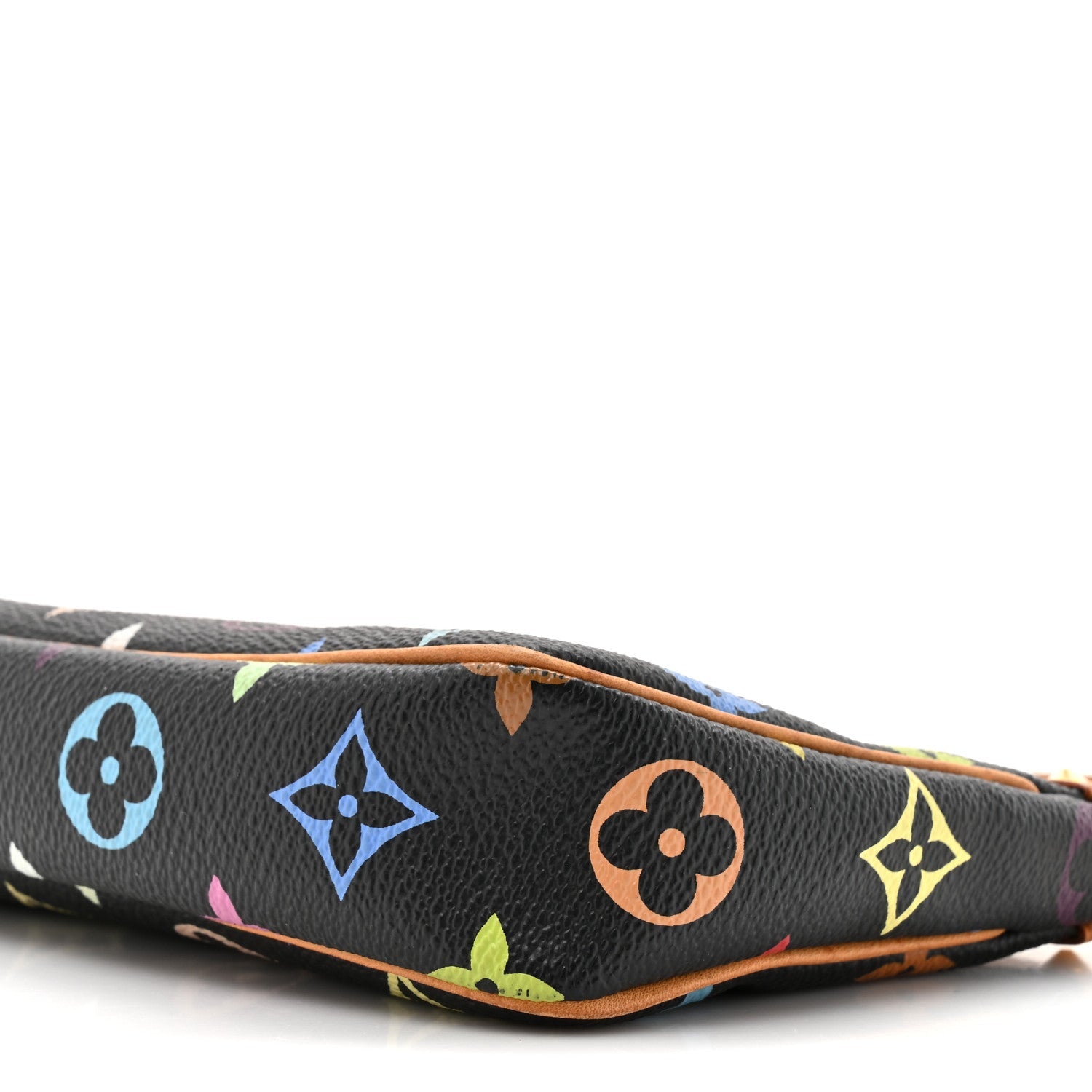 Louis Vuitton Monogram Multicolor Pochette Accessories Black